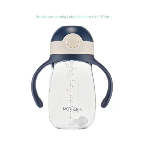 Butelka ze słomką i obciążnikiem HUG 300ml