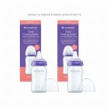 Zestaw 2x szklana butelka Lansinoh 160 ml