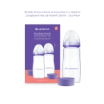 Butelki do karmienia ze smoczkami o szybkim przepływem Natural Wave® 330ml - Duo Pack 